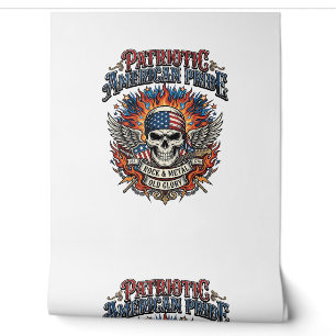 Patriotischer Bandana Rocker Old Glory Musik Rock Tapete