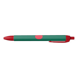 Patriotischer bangladeschischer Flaggenblauer Tint Kugelschreiber