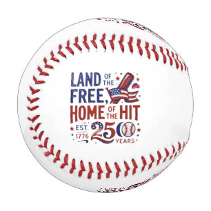 Patriotischer Baseball Juli 2026 America 250 Ges