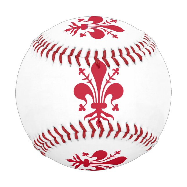 Patriotischer Baseball mit der Fahne von Florenz,  (Vorderseite)