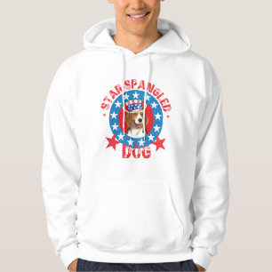 Patriotischer Beagle Hoodie