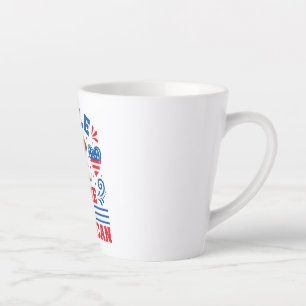 Patriotischer Beagle Hund für den 4. Juli Milchtasse
