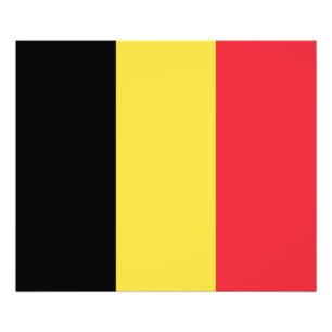 Patriotischer belgischer Flagge Fotoabzug Fotodruck