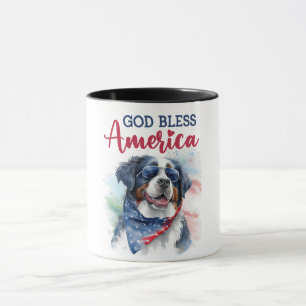 Patriotischer Bernhardiner Tasse