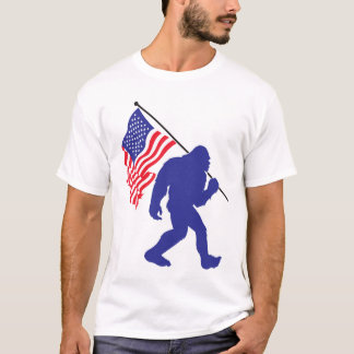 Patriotischer Big Foot T-Shirt