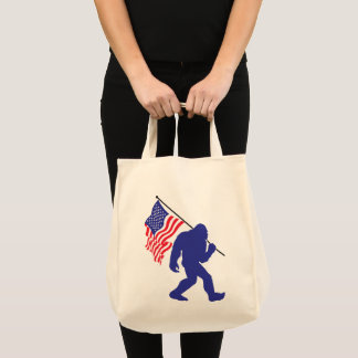 Patriotischer Big Foot Tragetasche