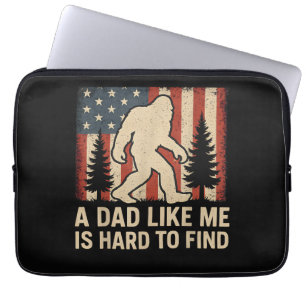 Patriotischer Bigfoot Ein Vater Wie Ich Ist Schwer Laptopschutzhülle