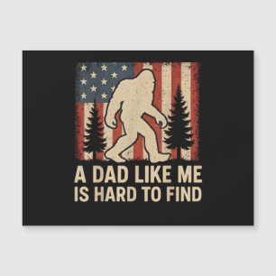 Patriotischer Bigfoot Ein Vater Wie Ich Ist Schwer Magnetkarte