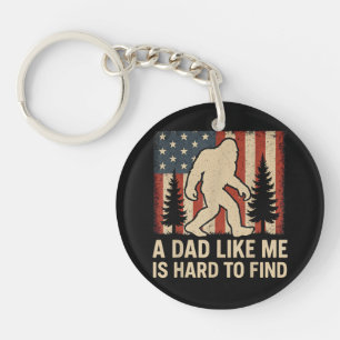 Patriotischer Bigfoot Ein Vater Wie Mich Findet Ma Schlüsselanhänger