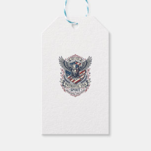 Patriotischer Bison Adler Wappen Tier Hybrid Patri Geschenkanhänger