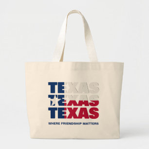 Patriotischer Brauch TEXAS-FLAGGE Jumbo Stoffbeutel