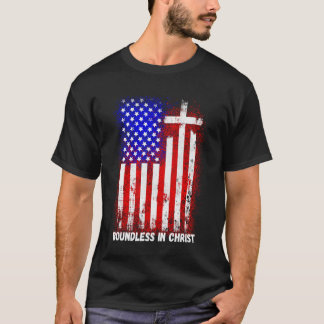 Patriotischer Christlicher Glaube Liebe Jesus bedr T-Shirt