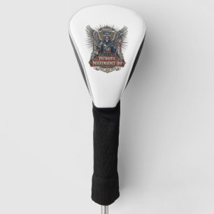 Patriotischer Chrome-Reaper-Dunkler-Patriot-Skelet Golf Headcover
