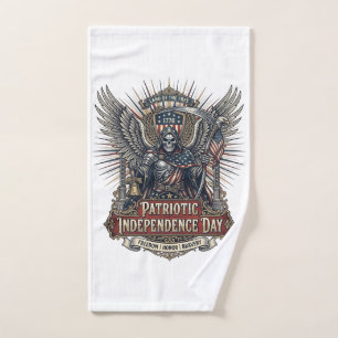 Patriotischer Chrome-Reaper-Dunkler-Patriot-Skelet Handtuch