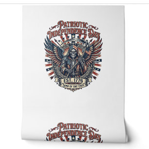 Patriotischer Chrome-Reaper-Dunkler-Patriot-Skelet Tapete