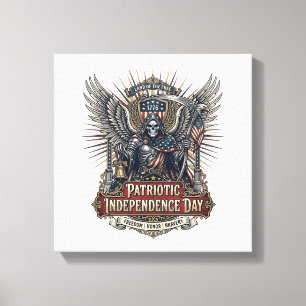 Patriotischer Chrome-Sense-Reaper-Dunkler Patriot- Leinwanddruck