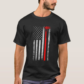 Patriotischer CNC-Maschinenbediener Amerikanische T-Shirt