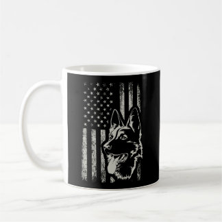 Patriotischer Deutscher Schäferhund Amerikanische  Kaffeetasse
