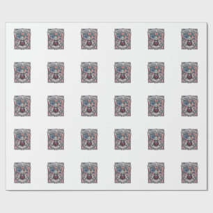 Patriotischer Donut-Liebhaber Vektorgrafik T-Shirt Geschenkpapier