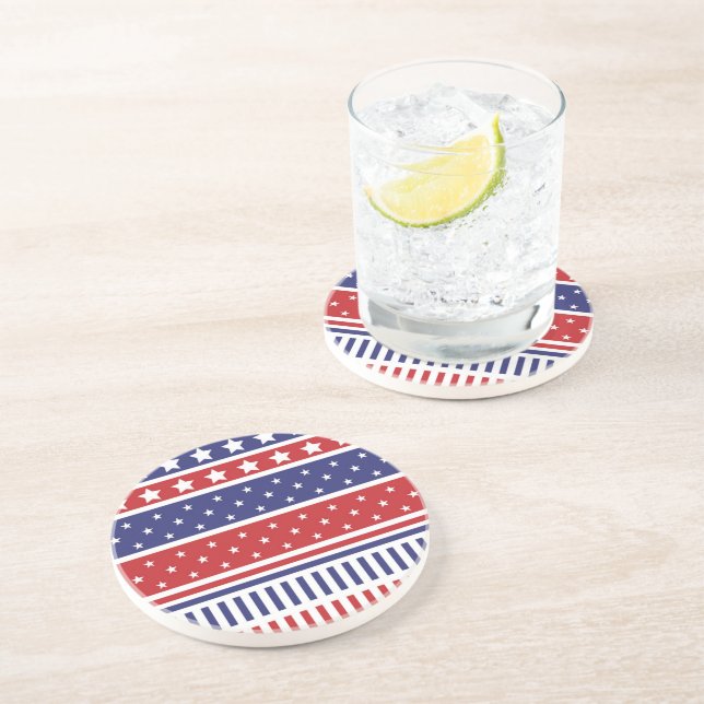 Patriotischer Drink-Untersetzer Getränkeuntersetzer (Seite)