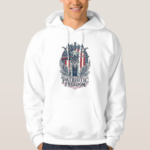 Patriotischer Entenjäger-Hund Vektorgrafik T-Shirt Hoodie