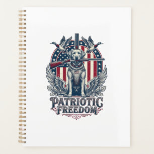 Patriotischer Entenjäger-Hund Vektorgrafik T-Shirt Planer
