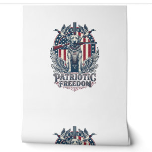 Patriotischer Entenjäger-Hund Vektorgrafik T-Shirt Tapete