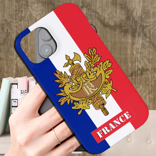 Patriotischer Fall der französischen Flagge, Frank Case-Mate iPhone Hülle