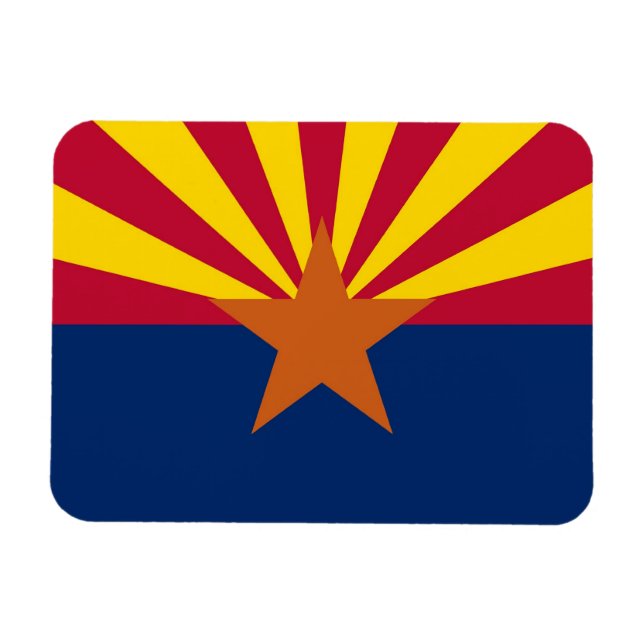 Patriotischer flexibler Foto-Magnet mit Arizona-Fl Magnet (Horizontal)