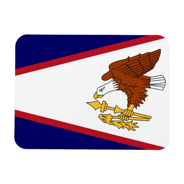 Patriotischer flexibler Magnet mit amerikanischer  (Horizontal)
