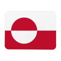 Patriotischer flexibler Magnet mit der Flagge Grön