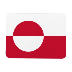 Patriotischer flexibler Magnet mit der Flagge Grön