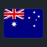 Patriotischer flexibler Magnet mit Flagge Australi<br><div class="desc">Zeigen Sie Ihre Liebe für Australien mit Stolz mit diesem faszinierenden, flexiblen Magneten mit dem ikonischen Design der australischen Flagge! Dieser Magnet, der mit viel Liebe zum Detail gestaltet wurde, ist mehr als nur ein dekoratives Stück; er ist ein Symbol für das reiche australische Erbe und die nationale Identität. Das...</div>