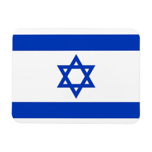 Patriotischer flexibler Magnet mit Flagge Israels