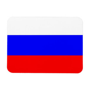 Patriotischer flexibler Magnet mit Flagge Russland