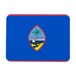 Patriotischer flexibler Magnet mit Guam-Flagge