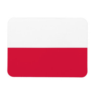 Patriotischer flexibler Magnet mit polnischer Flag
