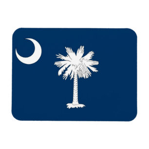 Patriotischer flexibler Magnet mit South Carolina-