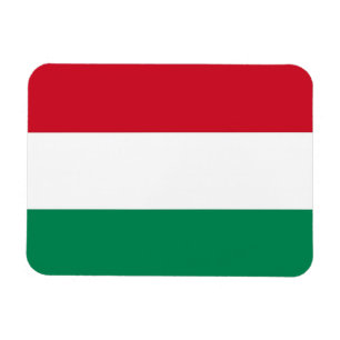 Patriotischer flexibler Magnet mit ungarischer Fla