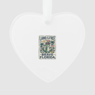 Patriotischer Florida-Alligator 4. Juli Ornament