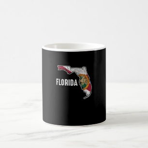 Patriotischer Florida-Flaggen-Nationalismus Kaffeetasse