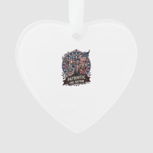 Patriotischer Frankenstein Freiheit Schrecklicher Ornament