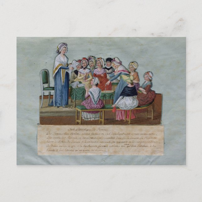 Patriotischer Frauenclub Postkarte (Vorderseite)