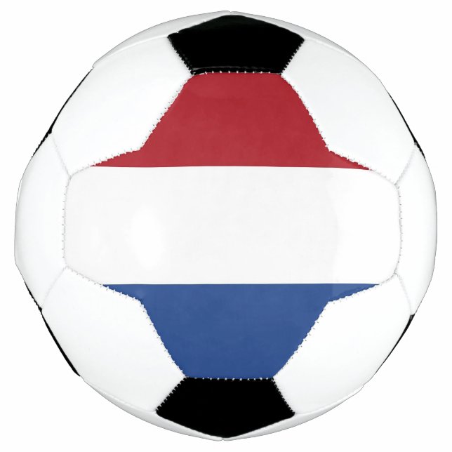 Patriotischer Fußball-Ball mit niederländischer Fl Fußball (Vorderseite)
