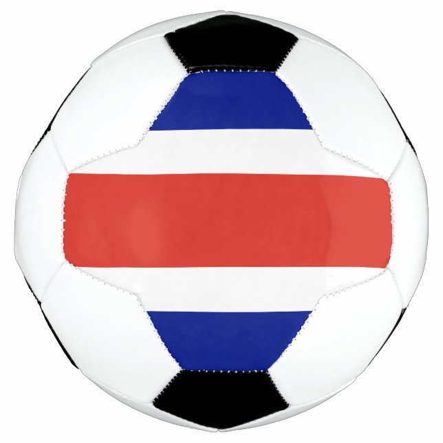 Patriotischer Fußballball mit der Flagge Costa Ric Fußball (Vorderseite)