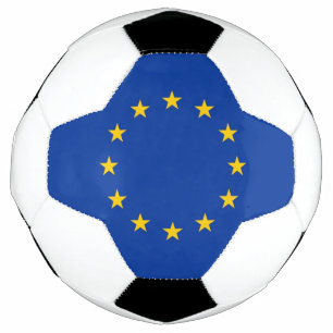 Patriotischer Fußballball mit europäischer Gewerks Fußball