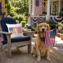 Patriotischer Gott segne Amerika Kissen