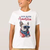 Patriotischer Hund - Französischer Bulldog