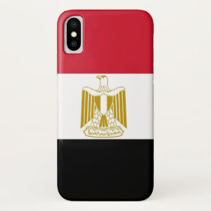Patriotischer Iphone X Fall mit Flagge von Ägypten iPhone X Hülle