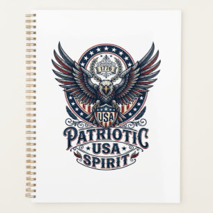 Patriotischer Kampffalke Patriotischer Adler & Fal Planer